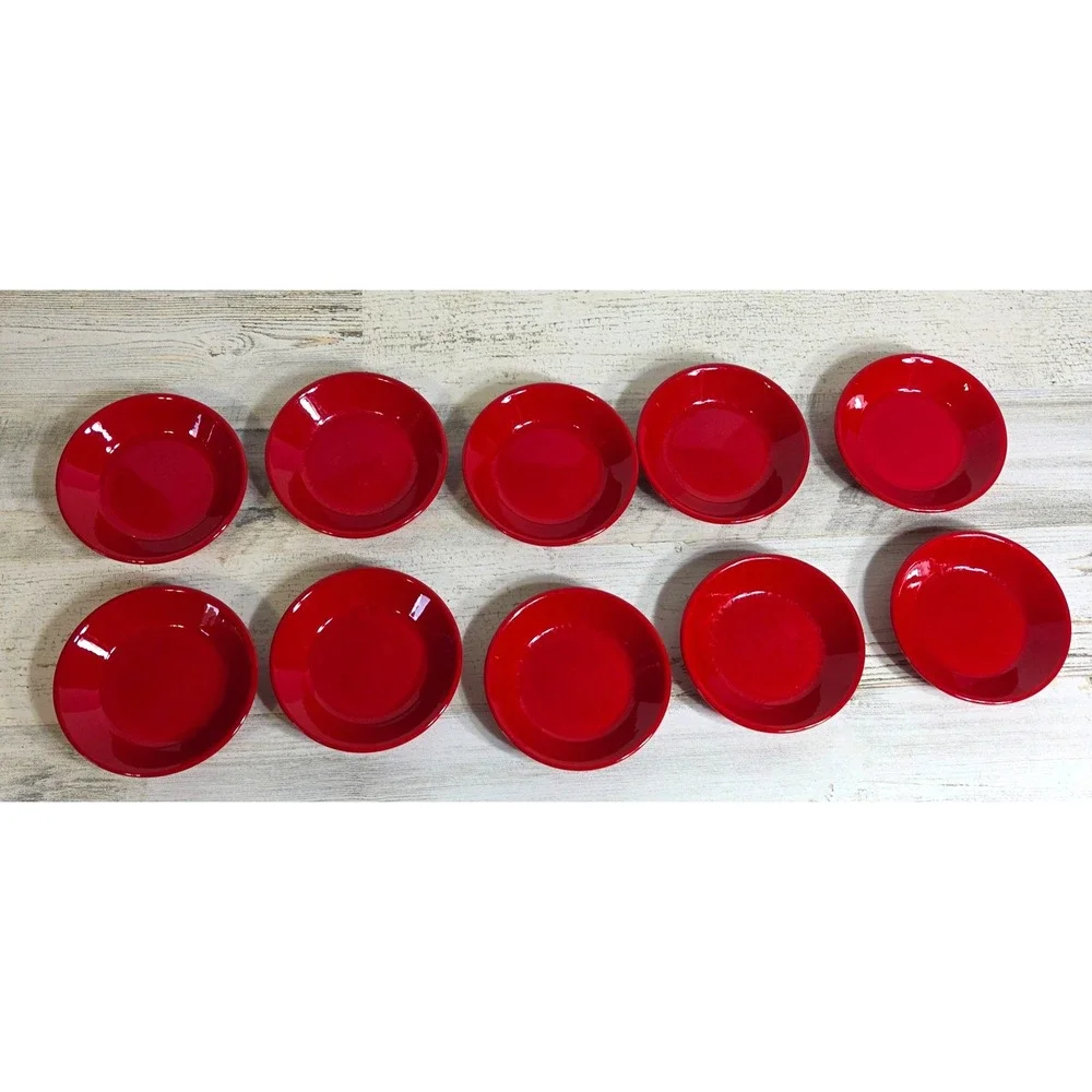 Vintage Waechtersbach Germany Cherry Red Dipping Bowls 4.5
